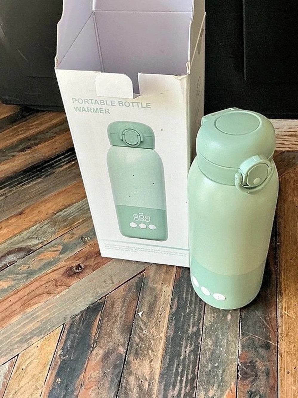 Portable Bottle Warmer in Green